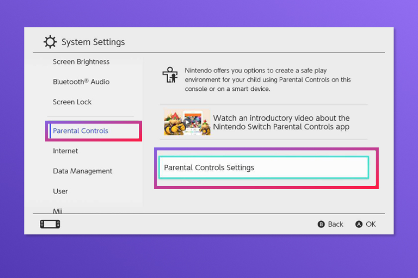 nintendo switch parental controls app features ios android