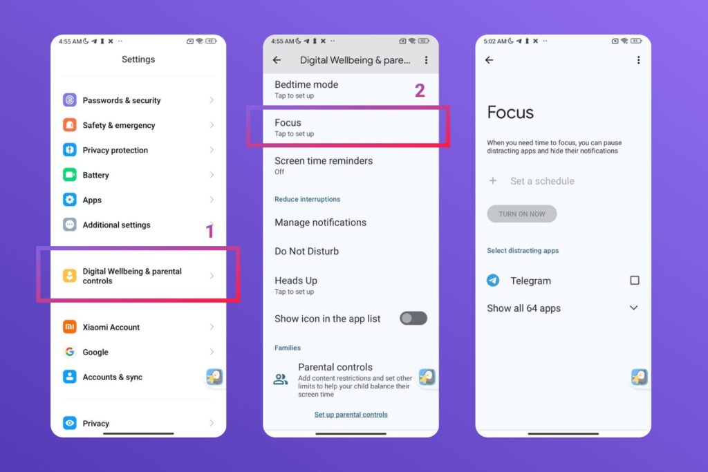 android check screen time