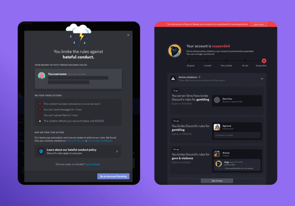 Discord Warning System